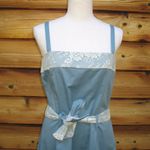 Love moschino NWT Blue Lace Trim Dress Photo 1