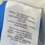 Loft Ann Taylor White & Black Floral Garden Party Midi Halter Dress Size XS Photo 6