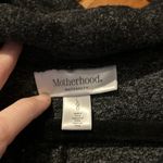 Motherhood Maternity  Hacci black marled cowl neck sweater tunic Photo 7