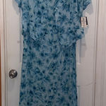 Sag Harbor  Blue Floral Long 2 piece set Photo 0