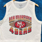 NFL San Francisco 49ers Cropped  Football Team Tank Top L Photo 0