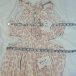 AFRM szXL pink & white leopard print maxi dress w/cutout side & lace up back GUC Size XL Photo 12