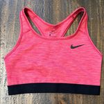 Nike Maroon and Black Sports Bra Size Med Photo 0