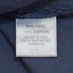 Xirena navy blue crochet ruffle sleeve tank top women’s size large Photo 5