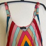 Lane Bryant Colorful Chevron Stripe Mid-Calf Sheath Dress EUC Sz 14/16 Knit Photo 3