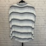 Beach Lunch Lounge Striped Button Front Top Photo 1