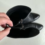 Sam Edelman Hilary Black Pebbled Leather Ankle Boots Size 9.5 Photo 3