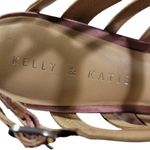 Kelly & Katie  Satin Purple / Lilac Heel Sandals Sz 8 Photo 5