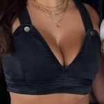 Wild Fable NEW  Cropped Denim Vest Tank Women's Size L Photo 7