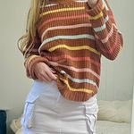 SO Colorful Striped Sweater Photo 0
