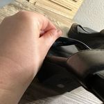 Steve Madden  Women’s 8 Maurra Black Leather Heeled Platform Sandals Goth Chunky Photo 1