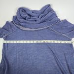 Free People FP Beach Shirt Womens Two Body Purple Funnel Cowl Neck Pullover O/S Photo 7