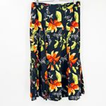 Soft Surroundings Soft Surroundings Womens Resortwear Tropical Butterfly Floral Midi Skirt Size M Photo 1