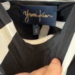 Yumi Kim  Women's Short Sleeve Black/White Abstract Print‎ Silk Romper Size Small Photo 2