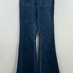 Show Me Your Mumu blue Farrah trouser flare long jeans size 30 retro hippy boho Photo 0