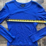 Ghanda Women's Royal Blue Quinn Long Sleeve Top 100% Cotton Size 8 Photo 2