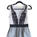 Staring At Stars Urban Outfitters Embroidered Sleeveless Dress. Black/White. S Photo 1