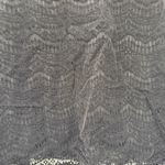 Loft  Black‎ Textured Eyelet Velvet Sleeveless Keyhole Back Top Sz S Photo 4