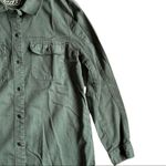 Madewell Tomboy Workshirt Army/Olive Green Button Down Long Sleeve Shirt Size XS Photo 7