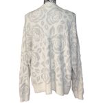 Laura Ashley Size 2X: Floral Metallic Crew Neck Sweater Photo 4