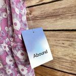 Abound  Top Women’s Size Large Purple Floral Windy Daisy Swing Cami Crop NWT Photo 3