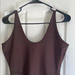 Old Navy  Brown Powersoft Sleeveless Jumpsuit/Bodysuit with Scoop Neckline Photo 3