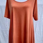 LuLaRoe orange swing style tunic top Photo 5