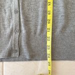 Debut  Heather Gray Short Sleeve Button-Down Top Photo 9