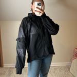 Free People : Black Fleece Windbreaker Hoodie Photo 2