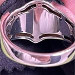 Elle  925 Sterling Silver Tiger Eye Ruby Ring Size 8 Very Good Used Condition Photo 10