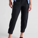 Athleta Farallon Weekender Jogger Snap Ankle Pants | Faded Black Grey | XS Photo 0