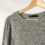 Gibson  Gray Knit Crewneck Bell Sleeve Sweater M Photo 3