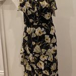 INC Dress 10 Homecoming Semi Formal Maxi Dress Y2K Boho Adjustable Fairy Cottage Black Photo 9