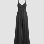 SheIn Black Jumpsuit Wide-Leg Photo 1