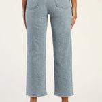 Just Black Denim Truly Cool Light Wash Ribcage Straight Leg Jeans Photo 3