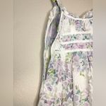 For Love & Lemons  Loretta Mini Dress Ivory Milkmaid Cottagecore Floral Size S Photo 8