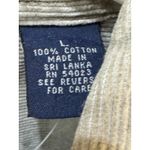 Gap  Corduroy Shirt Size Large Green Heavyweight Y2K Shacket Crochet‎ Boho Photo 5