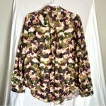 T Tahari TAHARI | Multicolored Button Down Blouse Sz XL Photo 4