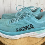 Hoka One One Womens Bondi 7 1110519 AEBL Blue Running Shoes Sneakers Size 8** Photo 0