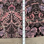 Soma ‎ Soft Jersey Sleeveless Maxi Dress Pink Black Paisley Size XS Photo 12
