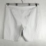Avenue  Plus Size 26 Shorts White Solid High Rise Pull On 12 Inch Stretch 467‎ Photo 1