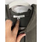 Threads 4 Thought  Women’s Green‎ Olive Ribbed Pullover Hoodie Size L Organic Photo 6