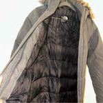 The North Face  Women's Charcoal Dark Gray Heavy Hooded Parka Size Medium Photo 9