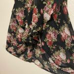 Poetry Semi Sheer Strappy Layered Asymmetrical Floral Mini Summer Dress Photo 1