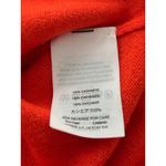 J Crew Collection Italian Cashmere Crewneck Sweater Bright Orange XL Photo 7