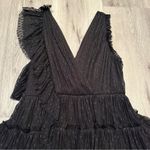 Joie NWOT  Johnesha Wrap Effect Tiered Pleated Dress Midi black polka dot ruffle Photo 1