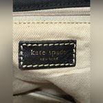 Kate Spade  Black Canvas Tote with Leather Trim Photo 10