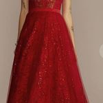 David's Bridal David’s Bridal Strapless sparkle illusion corset ball gown Photo 0