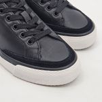 Rag and Bone  RB Army Low Black Leather Sneakers‎ Women's 5 / 35 Photo 2