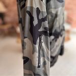 Marrakech Bomber Jacket Satin Camo Gray L Full Zip Size L Photo 12